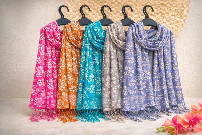 Floral Print Scarf