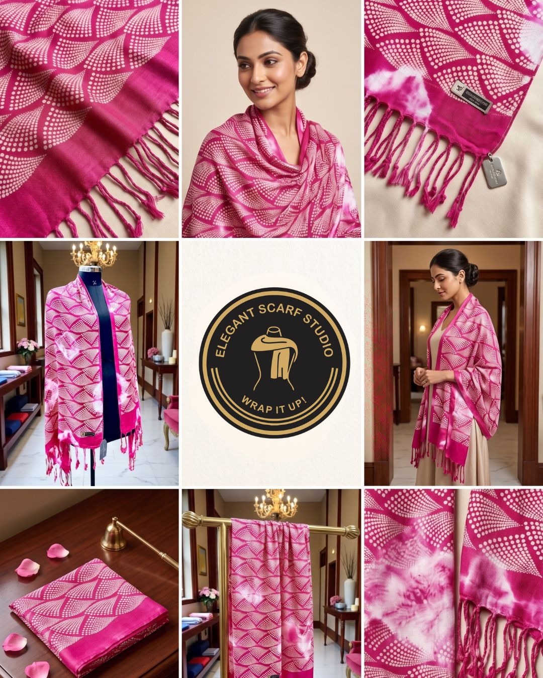 Premium Abstract Printed Scarf for Women | Soft Lightweight Stylish Wrap