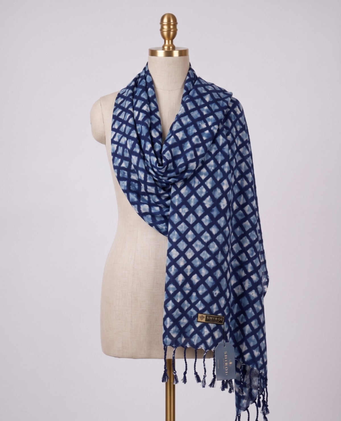 Premium Indigo Printed Scarf for Women | Soft Lightweight Ethnic Stylish Dupatta