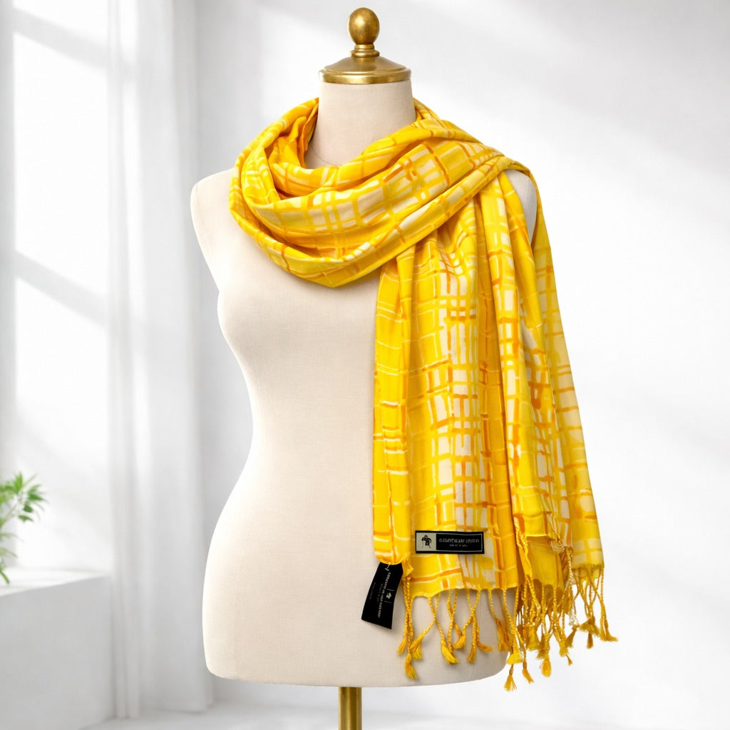 Premium Satin Printed Scarf for Women | Soft Lightweight Stylish Fashion Wrap
