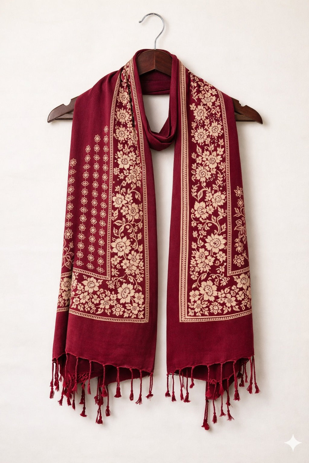 Premium Designer Floral Scarf for Women | Soft Lightweight Ethnic Wrap